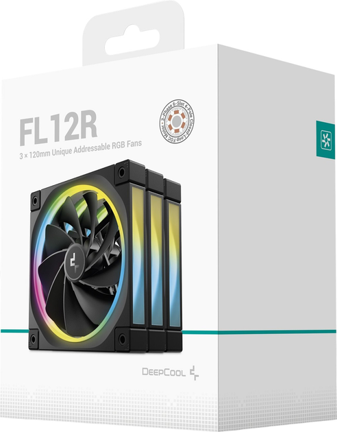Zestaw wentylatorów Deepcool FL12R 3 IN 1 Black (R-FL12R-BKAPN3-G) - obraz 7
