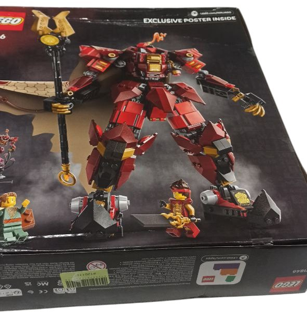 Klocki konstrukcyjne LEGO Ninjago Legends Mech ognistego rycerza 996 elementow (71846) (955555912017579) - Outlet - obraz 6
