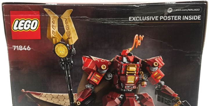 Klocki konstrukcyjne LEGO Ninjago Legends Mech ognistego rycerza 996 elementow (71846) (955555912017579) - Outlet - obraz 8