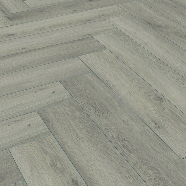 Panel podłogowy Kronotex Herringbone 665 x 133 x 8 mm Dąb Srebrny 14 szt D3773 (10202371) - obraz 1
