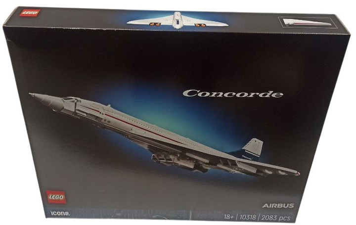 Конструктор LEGO Icons Concorde літак 2083 деталі (10318) (955555910984796) - Уцінка - зображення 2