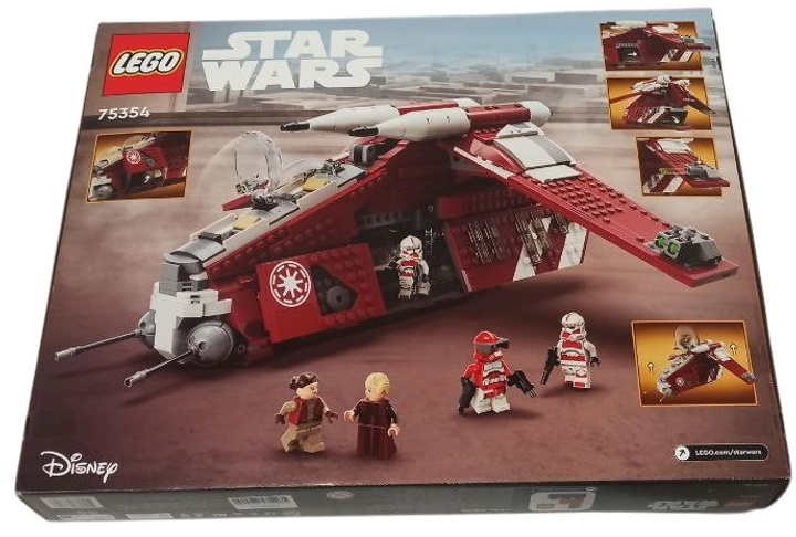 Конструктор LEGO Star Wars Канонерка гвардії Корусанта 1083 елементи (75354) (955555912894670) - Уцінка - зображення 6