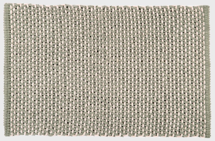 Dywanik łazienkowy HOMLA 864310 Jamie 50 x 80 cm Zielono-beżowy (5904183864310) - obraz 1