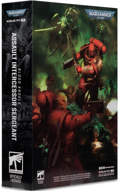 Figurka McFarlane WARHAMMER 40K Assault Intercessor Sergeant - Blood Angel - 7in 10948mcf (787926109481) - obraz 6