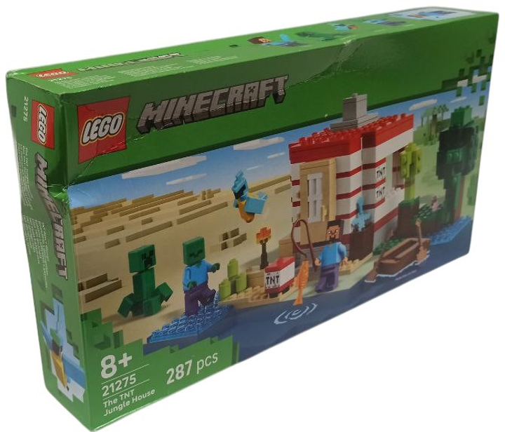 Zestaw klockow LEGO Minecraft Dom TNT w dzungli, 287 el. 21275 (5702017815497) (955555911823977) - Outlet - obraz 4