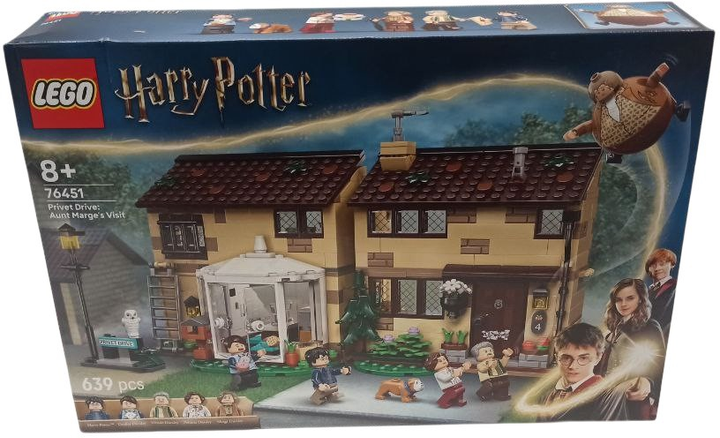 Zestaw klockow LEGO Harry Potter Privet Drive: Wizyta ciotki Marge 639 elementow (76451) (955555912885231) - Outlet - obraz 2