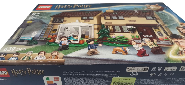 Zestaw klockow LEGO Harry Potter Privet Drive: Wizyta ciotki Marge 639 elementow (76451) (955555912885249) - Outlet - obraz 6