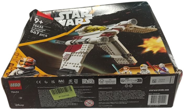 Конструктор LEGO Star Wars Зоряний винищувач V-19 Потік 567 елементів (75432) (955555912597885) - Уцінка - зображення 2