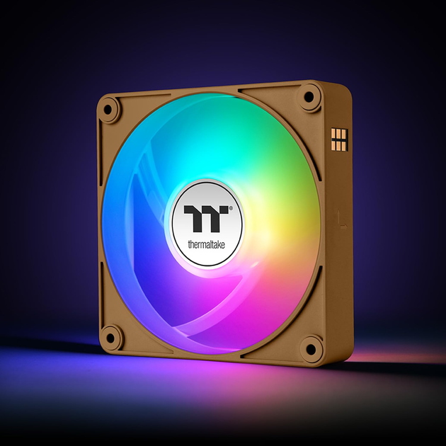 Zestaw wentylatorów Thermaltake CT120 EX Reverse ARGB Sync (3-Fan Pack) Gravel Sand (CL-F224-PL12GS-A) - obraz 6