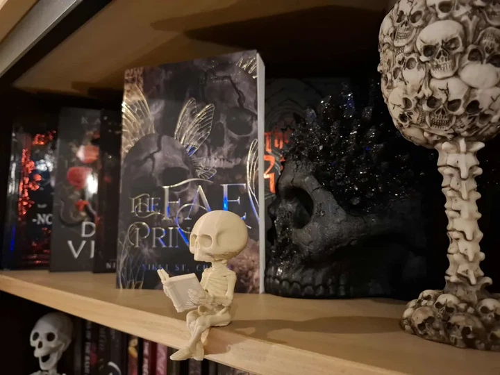 Фігурка скелет читає книгу. Aivory - изображение 3