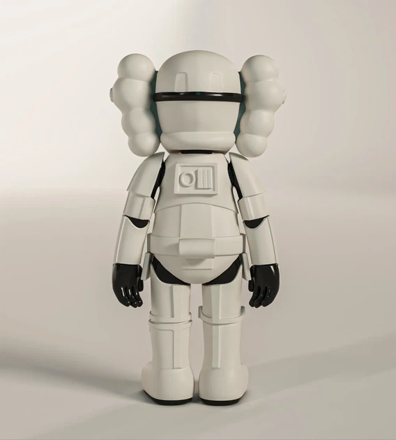 Фігура KAWS Штурмовик Зірковий Компаньйон Великий Арт-Об'єкт. Aivory - изображение 3