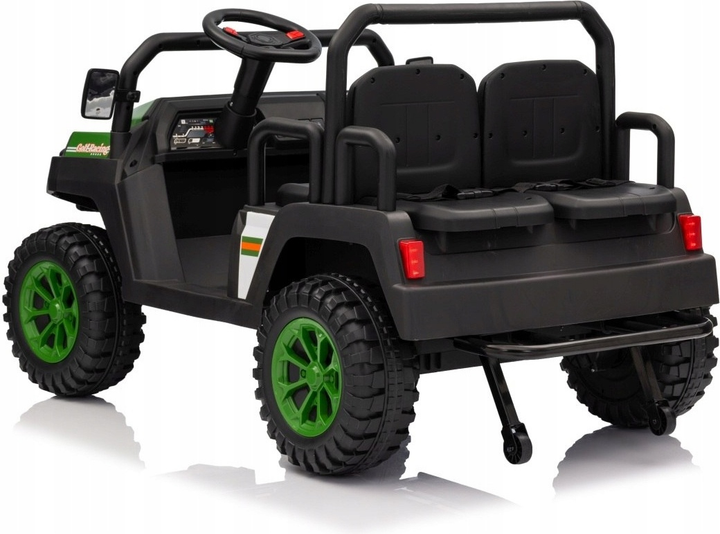Buggy elektryczny dla dzieci Ramiz Champion 4-osobowy Zielony (5903864983272) - obraz 5