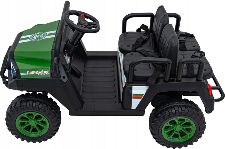 Buggy elektryczny dla dzieci Ramiz Champion 4-osobowy Zielony (5903864983272) - obraz 6