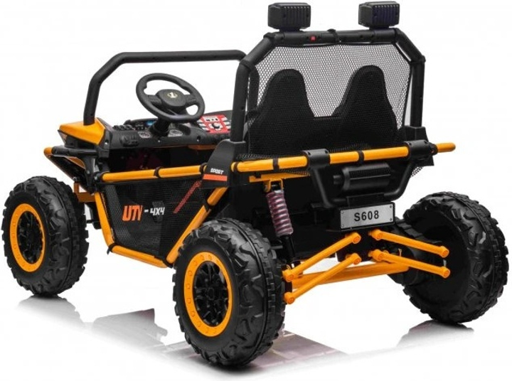 Buggy elektryczny dla dzieci Ramiz Faster Żółty (5903864943733) - obraz 2