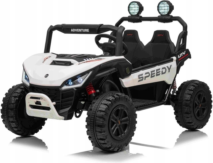 Електричний баггі для дітей Speedy 4 x 4 Білий (5903864986891) - зображення 2
