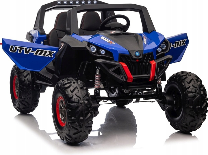 Buggy elektryczny dla dzieci Ramiz UTV-MX 2000 N Niebieski (5903864942699) - obraz 2
