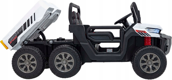 Buggy elektryczny dla dzieci Ramiz Farmer Truck Speed 900 Biały (5903864943610) - obraz 5