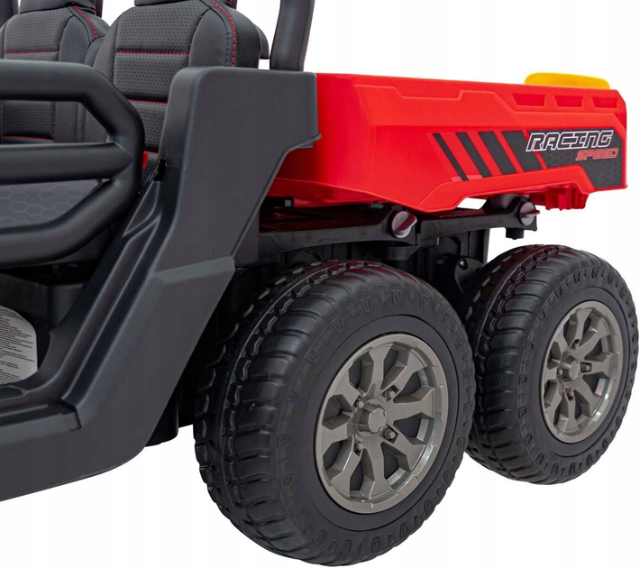 Buggy elektryczny dla dzieci Ramiz Farmer Truck Speed 900 Czerwony (5903864943603) - obraz 3