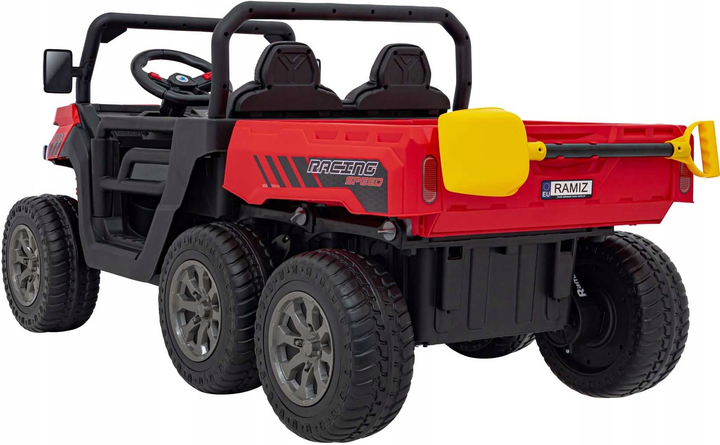 Buggy elektryczny dla dzieci Ramiz Farmer Truck Speed 900 Czerwony (5903864943603) - obraz 7