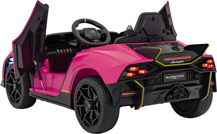 Електричний автомобіль для дітей Lamborghini Invencible Рожевий (5903864942361) - зображення 7