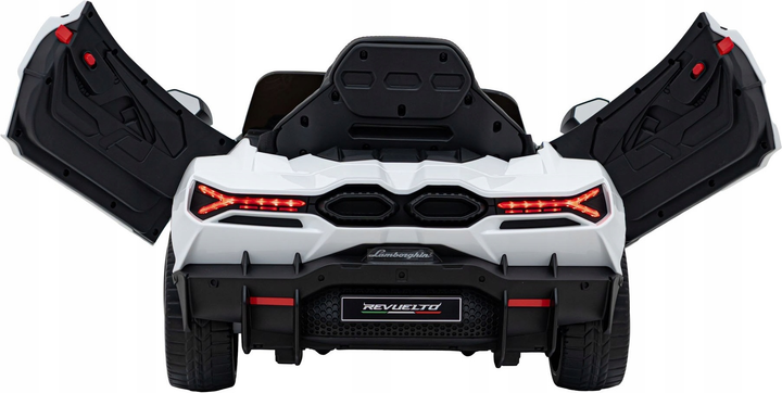 Samochód elektryczny dla dzieci Ramiz Lamborghini Revuelto Biały (5903864983296) - obraz 2