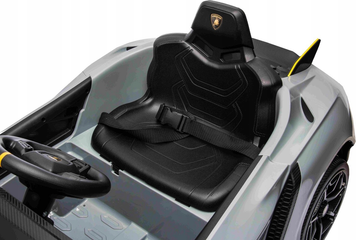 Електричний автомобіль для дітей Lamborghini Invencible Сірий (5903864942354) - зображення 6