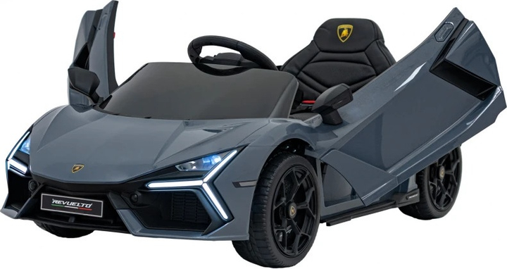 Samochód elektryczny dla dzieci Ramiz Lamborghini Revuelto Szary (5903864983333) - obraz 3