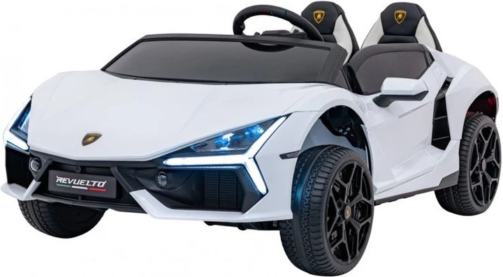 Samochód elektryczny dla dzieci Ramiz Lamborghini Revuelto Xl Biały (5903864984538) - obraz 3