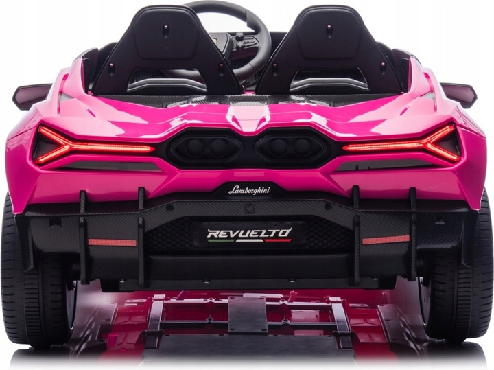Samochód elektryczny dla dzieci Ramiz Lamborghini Revuelto Strong Xl Różowy (5903864984422) - obraz 4
