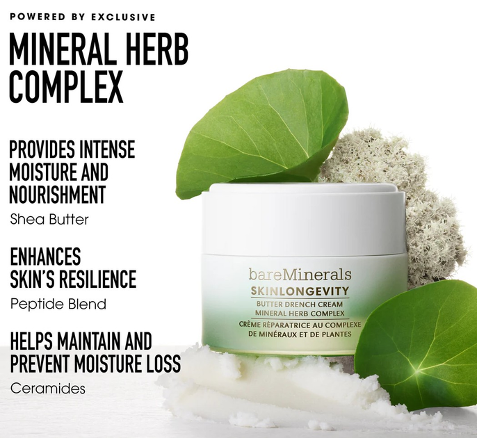Крем для обличчя bareMinerals Skinlongevity зволожуючий 50 г (194250114249) - зображення 2