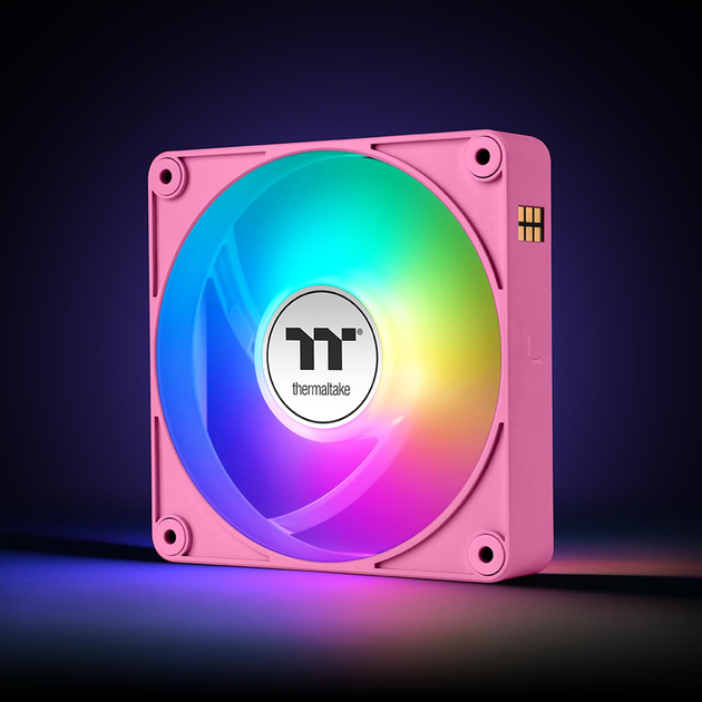 Zestaw wentylatorów Thermaltake CT120 EX Reverse ARGB Sync (3-Fan Pack) Pink (CL-F225-PL12PK-A) - obraz 6