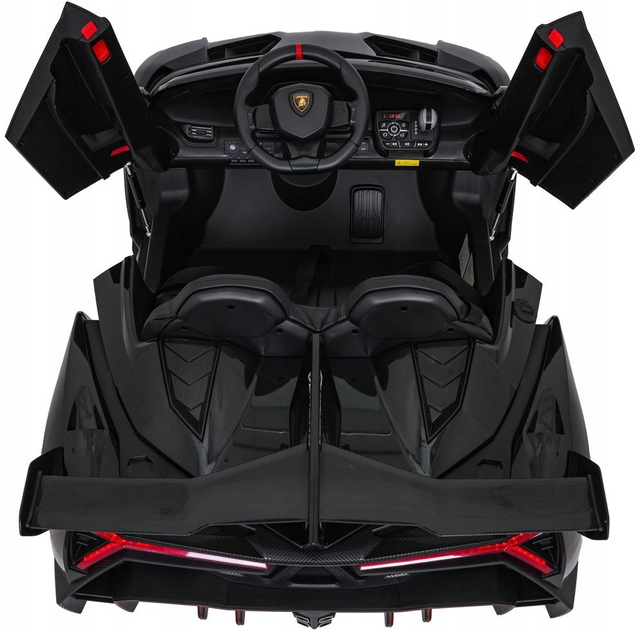 Samochód elektryczny dla dzieci Ramiz Lamborghini Veneno Czarny (5903864983159) - obraz 5