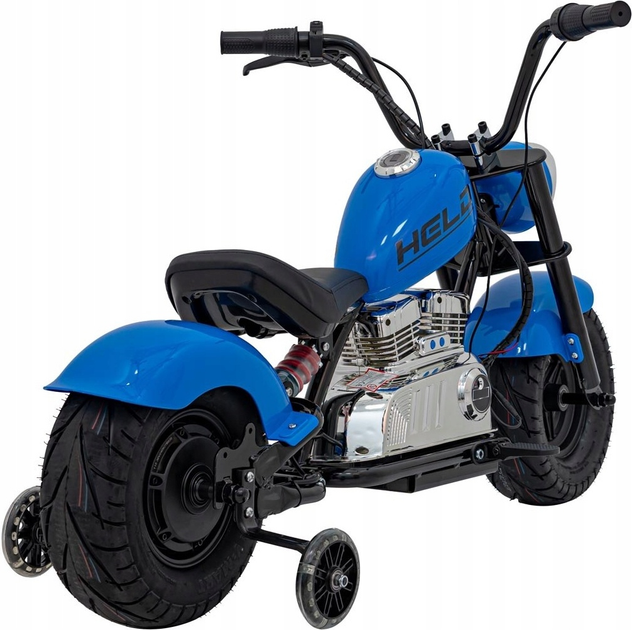 Електричний мотоцикл для дітей Ramiz Chopper Warrior синій (5903864944556) - зображення 3