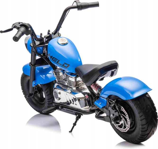 Електричний мотоцикл для дітей Ramiz Chopper Warrior синій (5903864944556) - зображення 4