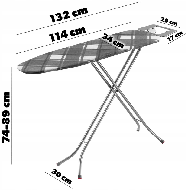 Прасувальна дошка Kadax 114 x 34 см (5903699457184) - зображення 4