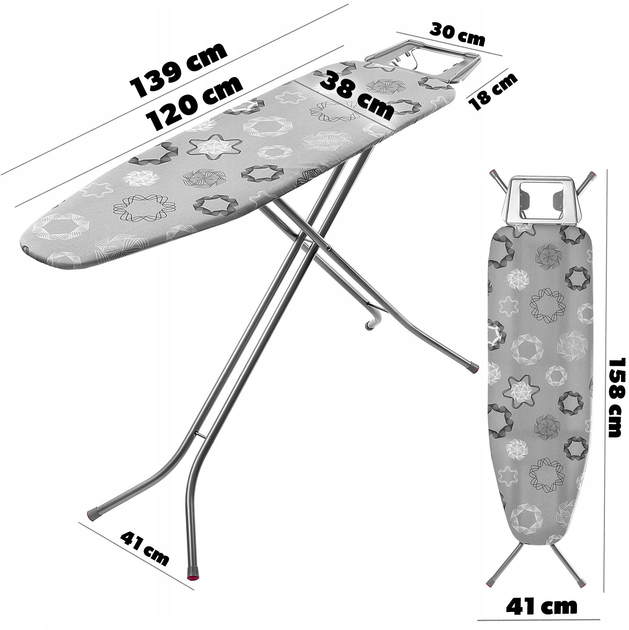 Прасувальна дошка Kadax 120 x 38 см (5903699473696) - зображення 5