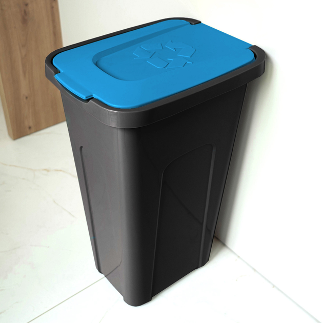 Кошик для сортування відходів Kadax з кришкою 30 л (5906638305324) - зображення 7