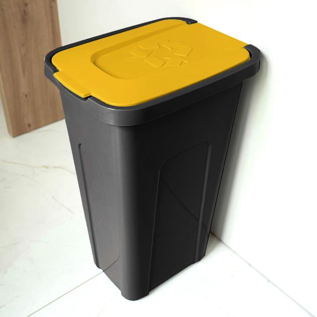 Кошик для сортування відходів Kadax з кришкою 30 л (5906638305331) - зображення 7