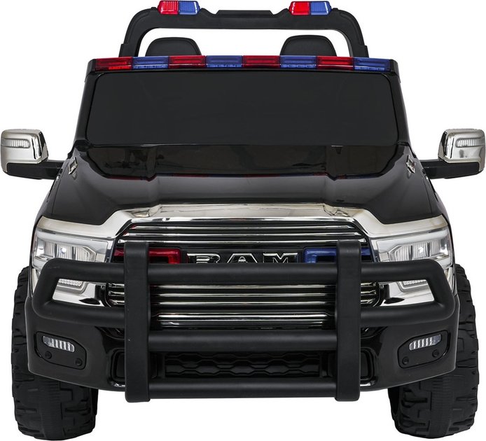 Електричний автомобіль для дітей RAM 3500 Поліція Чорний (5903864984590) - зображення 3