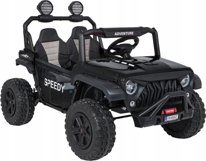 Електричний позашляховик для дітей Passion 4 x 4 Чорний (5903864986914) - зображення 1