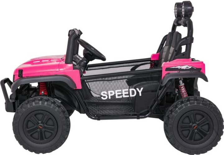Електричний позашляховик для дітей Passion 4 x 4 Рожевий (5903864986907) - зображення 4