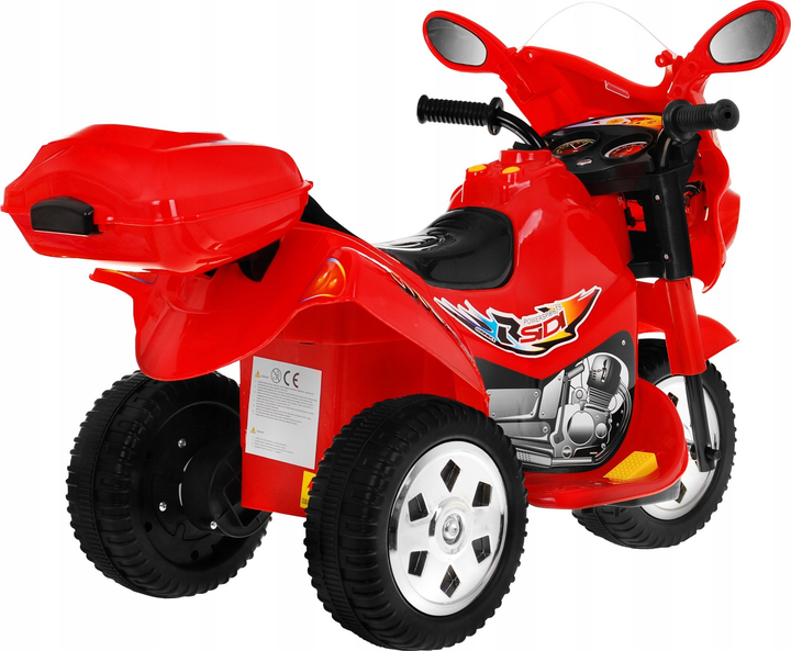 Motor elektryczny dla dzieci Ramiz BJX-088 trójkołowy Czerwony (5903864906899) - obraz 3