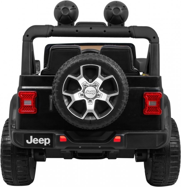 Samochód terenowy elektryczny dla dzieci Ramiz Jeep Wrangler Rubicon Czarny (5903864906851) - obraz 4