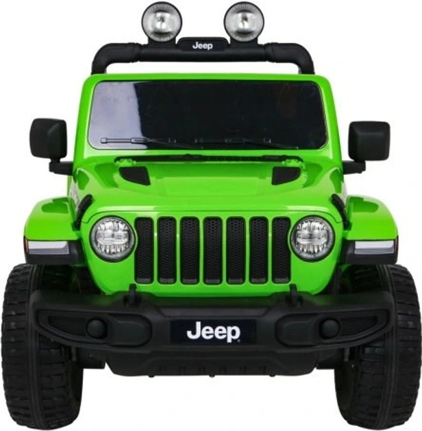 Samochód terenowy elektryczny dla dzieci Ramiz Jeep Wrangler Rubicon Zielony (5903864904963) - obraz 3