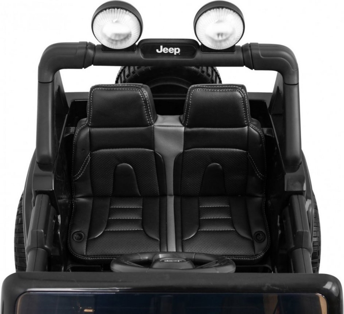 Samochód terenowy elektryczny dla dzieci Ramiz Jeep Wrangler Rubicon Czarny (5903864906851) - obraz 5