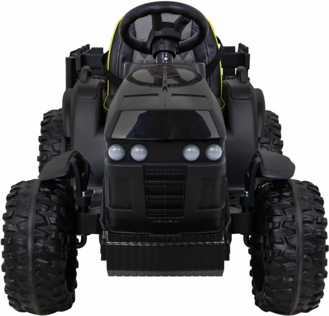 Traktor elektryczny dla dzieci Ramiz Ramiz z rzyczepką Czarny (5903864913262) - obraz 4