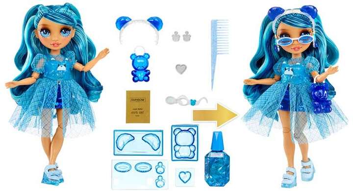 Лялька Rainbow High Creative Crystals Fashion Doll Skyler (121374) (0035051121374) - зображення 2