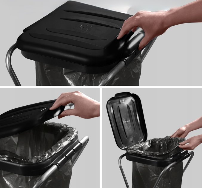 Підставка для пакетів для сортування сміття Kadax 120 л (5903699475898) - зображення 4