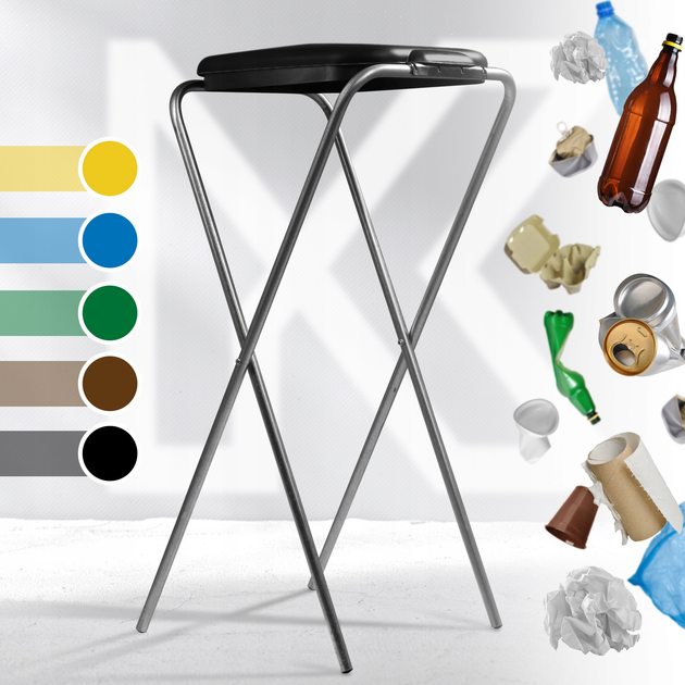 Підставка для пакетів для сортування сміття Kadax 120 л (5903699475898) - зображення 8