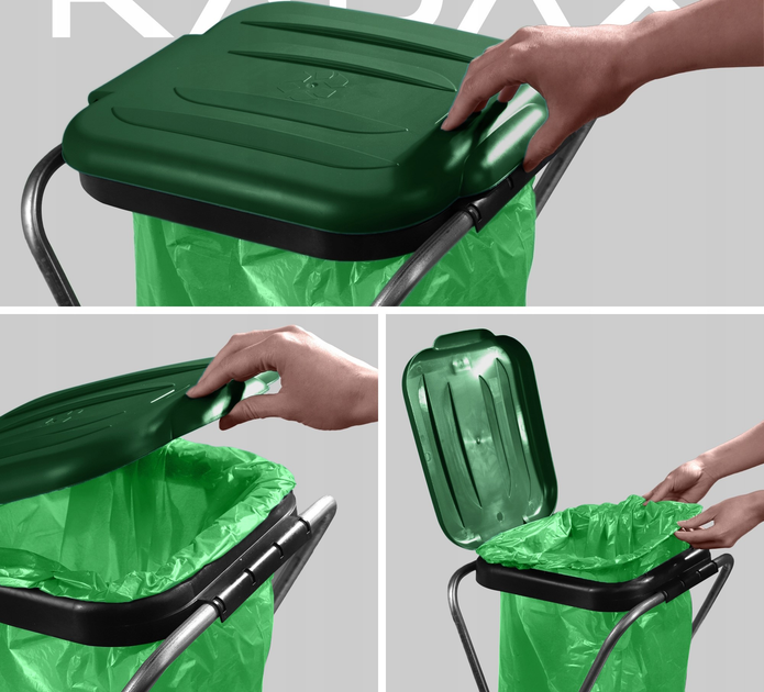 Підставка для пакетів для сортування сміття Kadax 120 л (5903699475850) - зображення 4